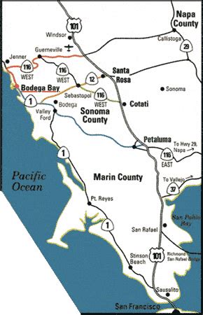 bodega bay area map.